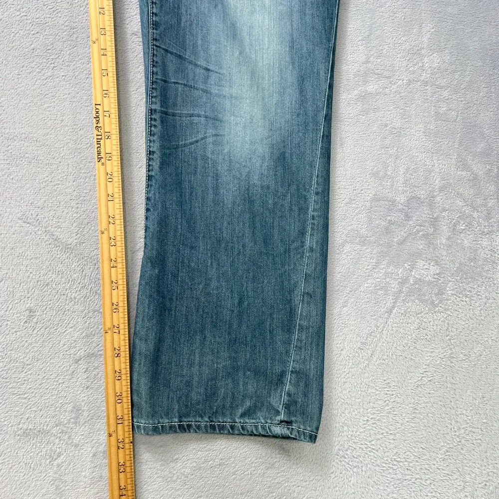 Buffalo David‎ Bitton Original Jeans Relaxed Fit Soft Distressed Blue Mens 40x31